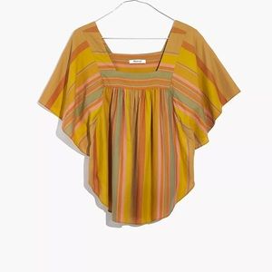 Madewell Striped Butterfly Top